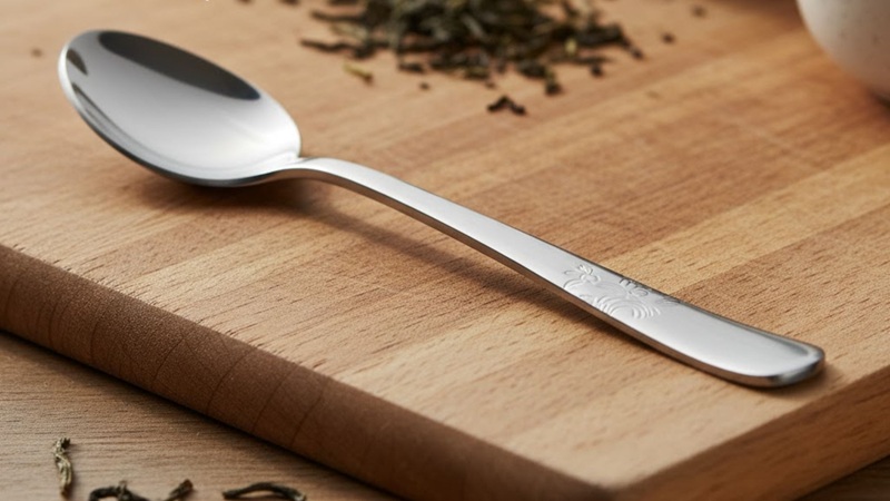 Handle of Kitchen Teaspoon